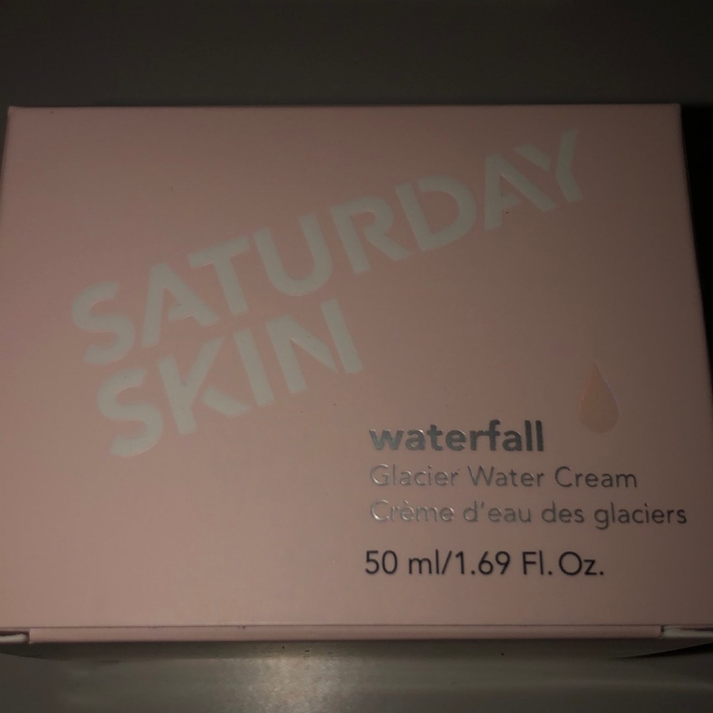Saturday Skin Waterfall Glacier water cream